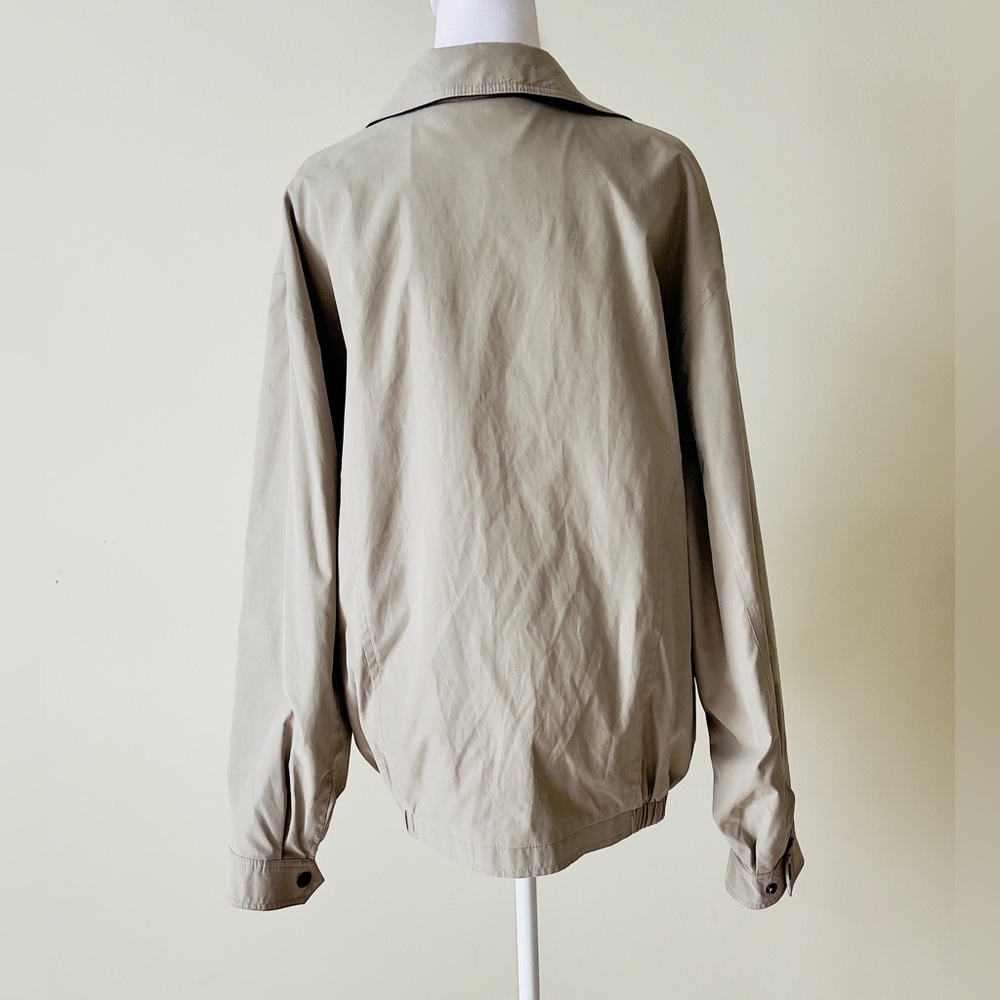 Claiborne Men’s Long Sleeve Microfiber Zip-up Lined Collared Outwear Jacket EUC - Picture 3 of 6
